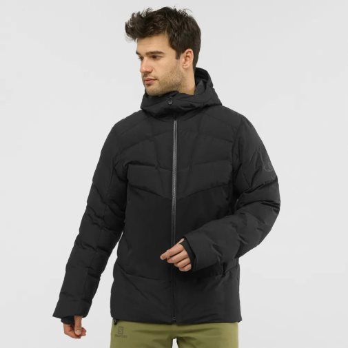 Chaquetas De Esquí Salomon Snowshelter Insulated Hombre Negros | MX JGBZ013